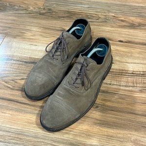 All Saints Mens Oxford Suede Shoes